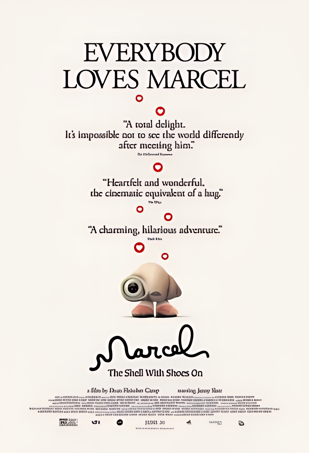 穿着鞋子的贝壳马塞尔