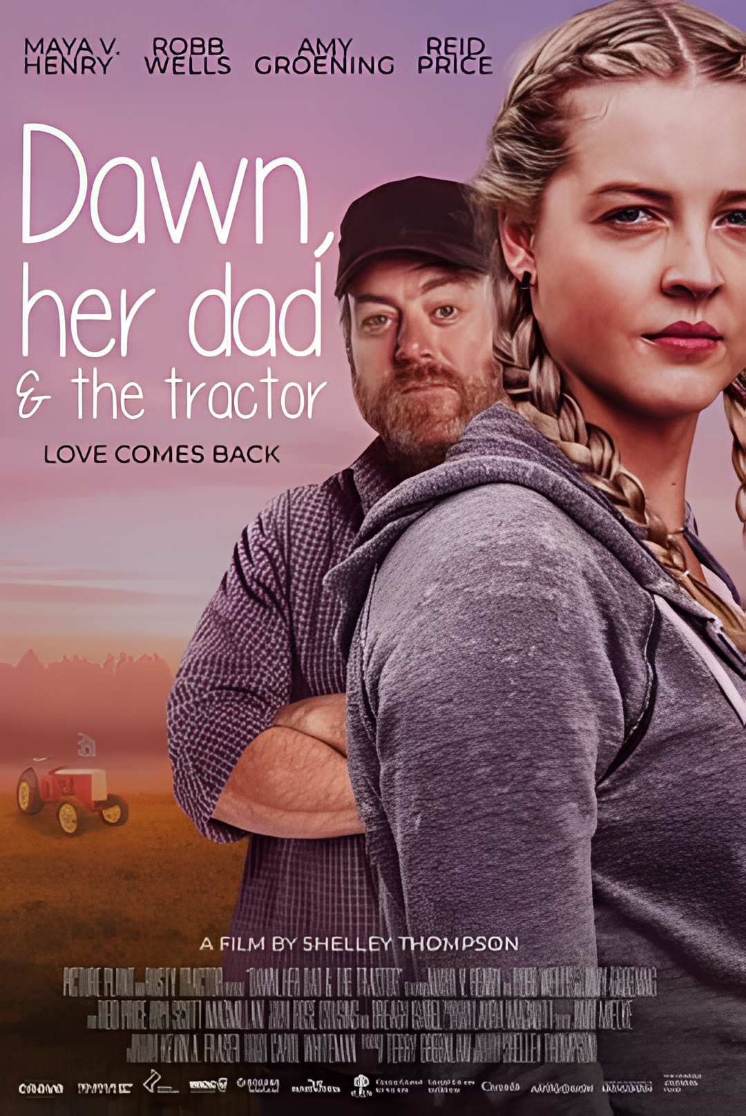 黎明的父亲与拖拉机